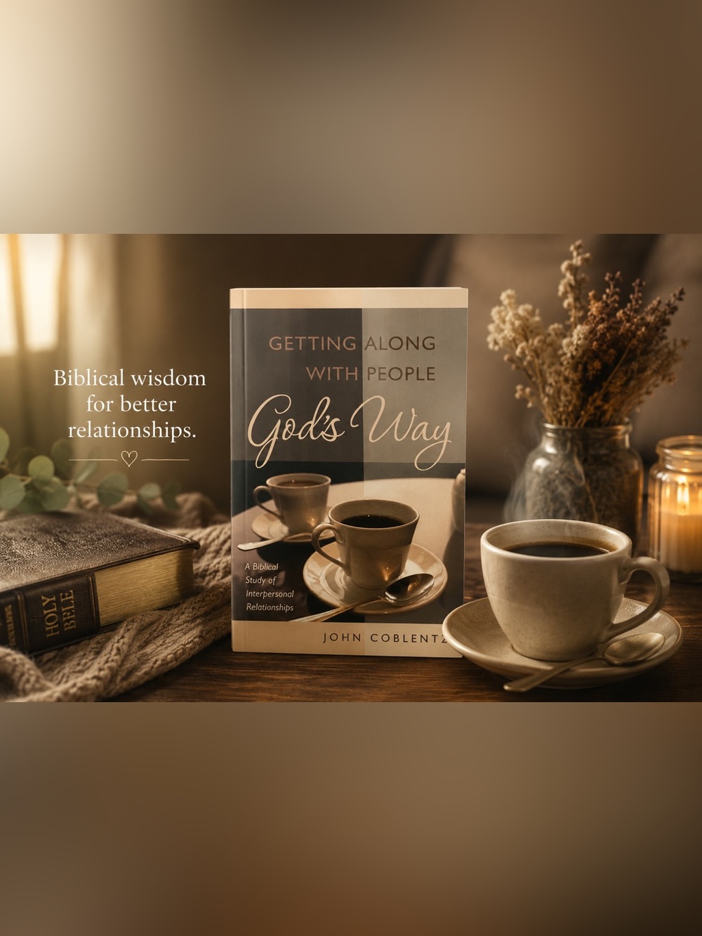 Getting Along With People God's Way - Beige and Brown Hardcover by